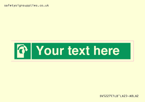 Custom Turn Clockwise Sign